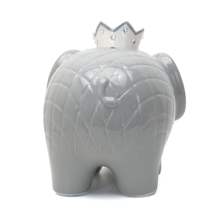 Gray Elephant Piggy Bank