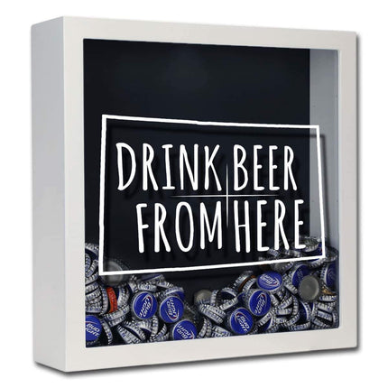 Colorado Drink Beer From Here Beer Cap Shadow Box