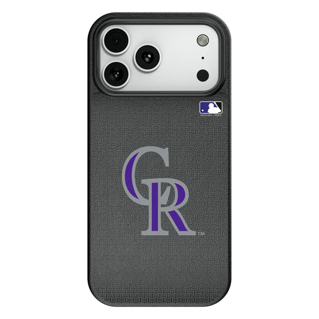 Colorado Rockies Linen MagSafe Compatible Phone Case for Apple iPhone