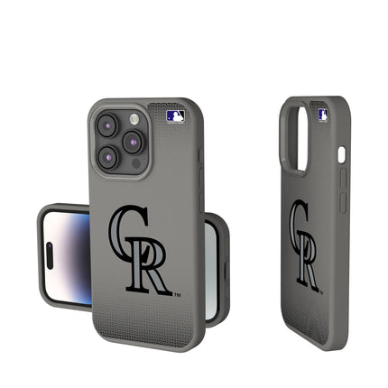 Colorado Rockies Linen Soft Touch Phone Case for Apple iPhone