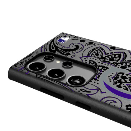 Colorado Rockies Paisley MagSafe Compatible Phone Case for Samsung Galaxy
