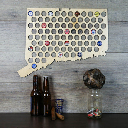 Connecticut Beer Cap Map