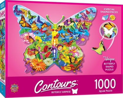 Contours Butterfly Surprise 1000 Piece Puzzle
