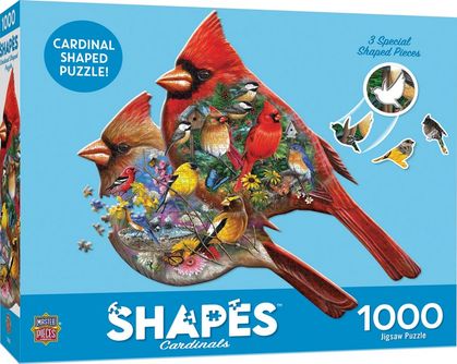 Contours Cardinals 1000 Piece Puzzle
