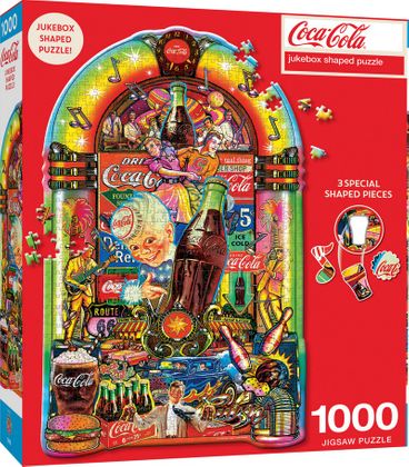 Contours Coke Jukebox 1000 Piece Puzzle