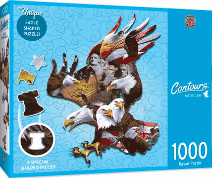 Contours Majestic Flight 1000 Piece Puzzle