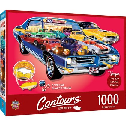 Contours Road Trippin 1000 Piece Puzzle