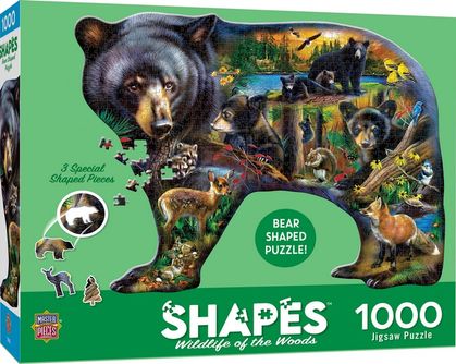 Contours Wildlife of the Woods 1000 Piece Puzzle