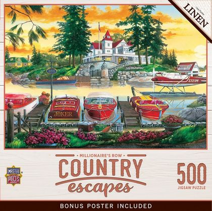 Country Escapes - Millionaire's Row 500 Piece Puzzle