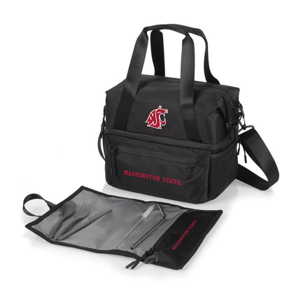 Washington St Cougars Tarana Recycled Lunch Bag Cooler with Utensils