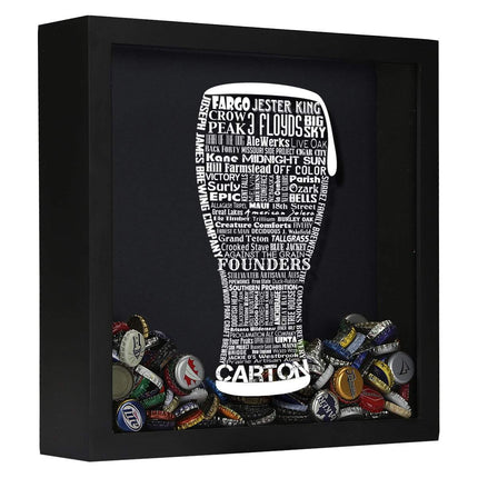 Craft Beer Typography Shadow Box