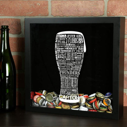 Craft Beer Typography Shadow Box