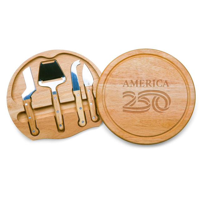America 250 - Circo Cheese Cutting Board & Tools Set