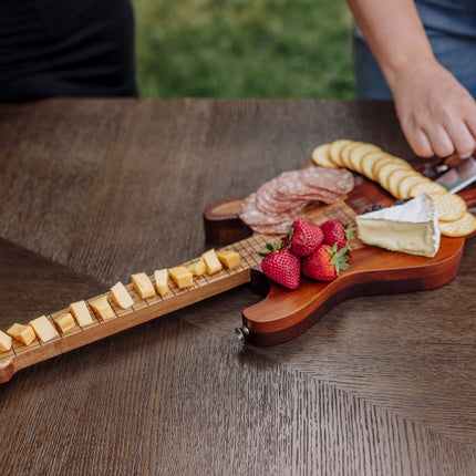 Guitar Legend Cheese Board & Tools Set