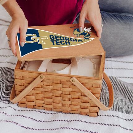 Georgia Tech Yellow Jackets - Poppy Personal Picnic Basket