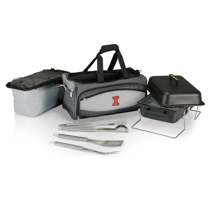 Illinois Fighting Illini Buccaneer Charcoal Grill & Cooler Tote