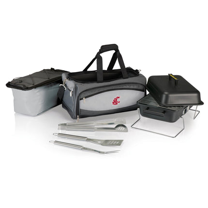 Washington St Cougars Buccaneer Portable Charcoal Grill & Cooler Tote