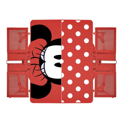 Minnie Mouse - Picnic Table Portable Folding Table with Seats
