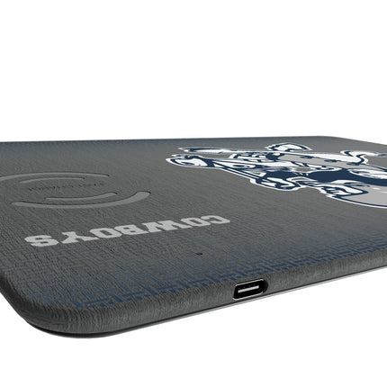 Cowboys 15W Wireless Charger & Mouse Pad Historic Linen