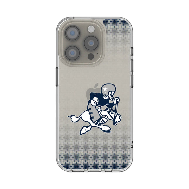 Dallas Cowboys Clear Phone Case Historic Linen for iPhone