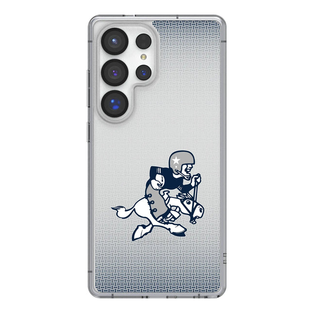 Dallas Cowboys Clear Phone Case Historic Linen for Galaxy