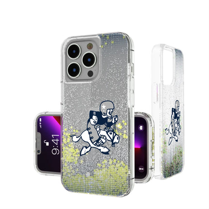 Dallas Cowboys Glitter Phone Case Historic Linen for iPhone