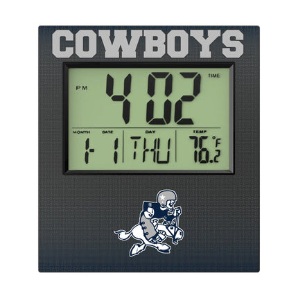 Dallas Cowboys Wall Clock Historic Linen