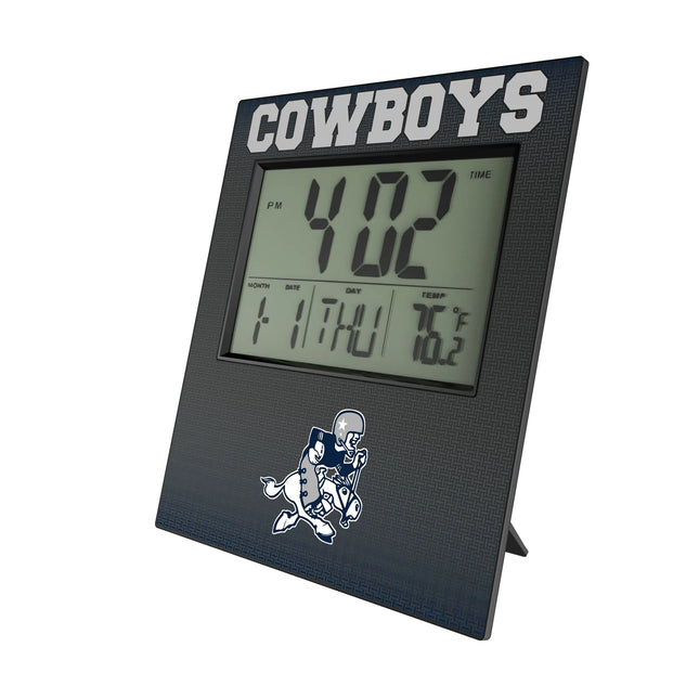 Dallas Cowboys Wall Clock Historic Linen