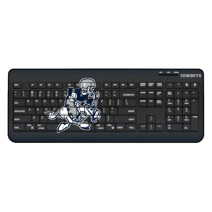 Dallas Cowboys Wireless USB Keyboard Historic Linen