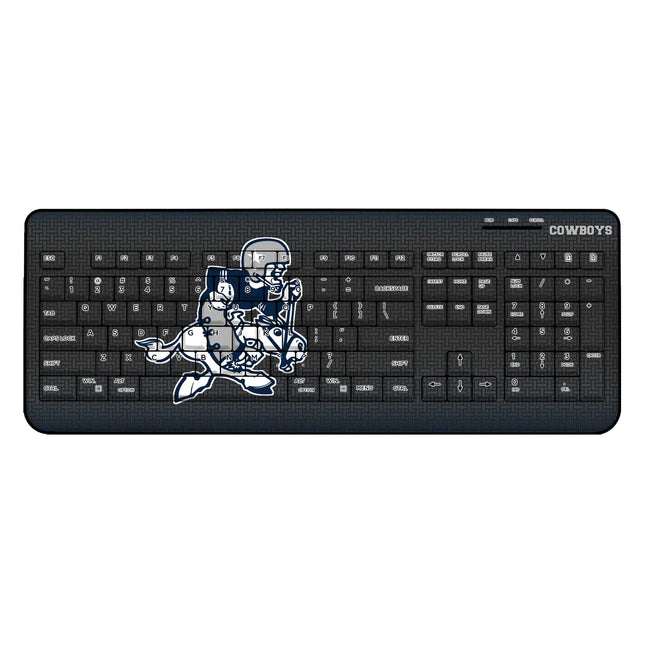 Dallas Cowboys Wireless USB Keyboard Historic Linen