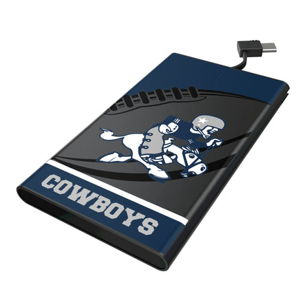 Dallas Cowboys 5000mAh Flat Powerbank Historic Passtime
