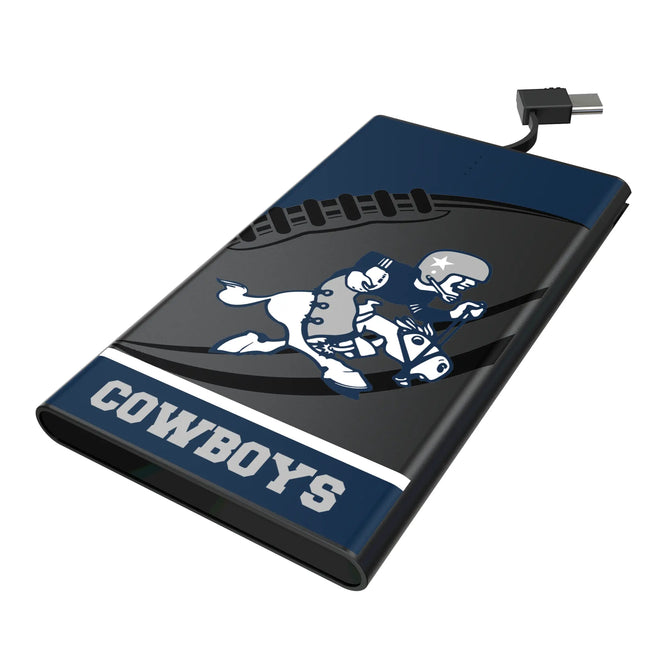 Dallas Cowboys 5000mAh Flat Powerbank Historic Passtime