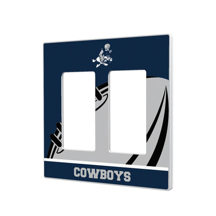 Cowboys Hidden-Screw Light Switch Plate Historic Passtime