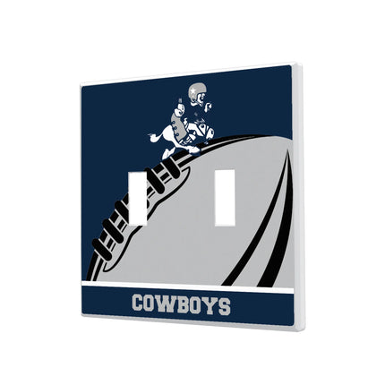 Cowboys Hidden-Screw Light Switch Plate Historic Passtime