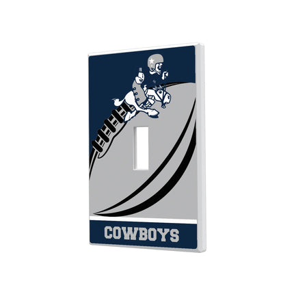 Cowboys Hidden-Screw Light Switch Plate Historic Passtime