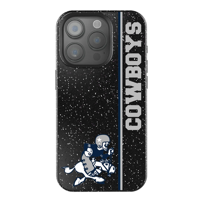 Cowboys Black Bling Phone Case Historic Sidebar for iPhone