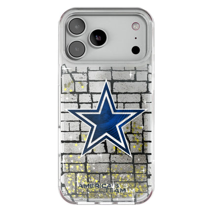 Dallas Cowboys Brick Glitter Phone Case for Apple iPhone