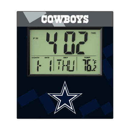 Dallas Cowboys Wall Clock Color Block