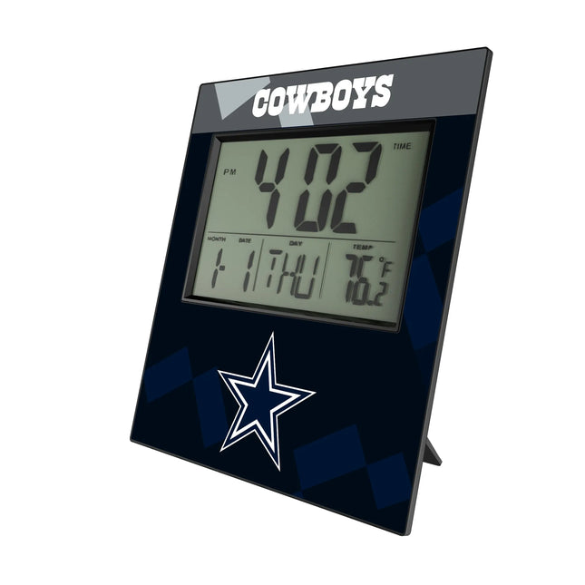 Dallas Cowboys Wall Clock Color Block