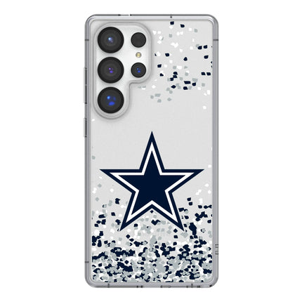 Dallas Cowboys Clear Phone Case Confetti for Samsung Galaxy