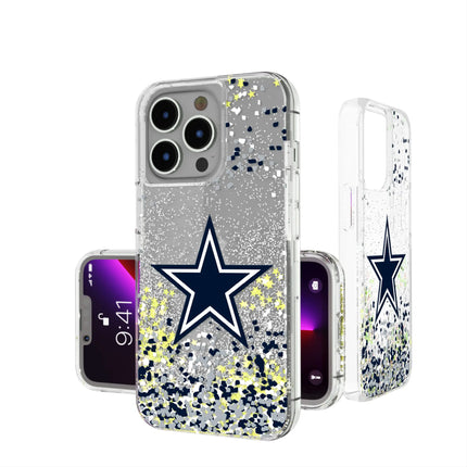 Dallas Cowboys Glitter Phone Case Confetti for iPhone