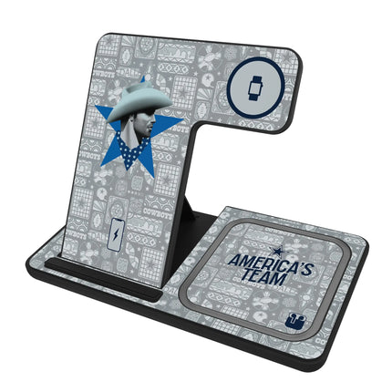 Dallas Cowboys 3 in 1 Charging Station Deco