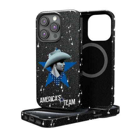 Dallas Cowboys Black Bling Phone Case Deco for iPhone