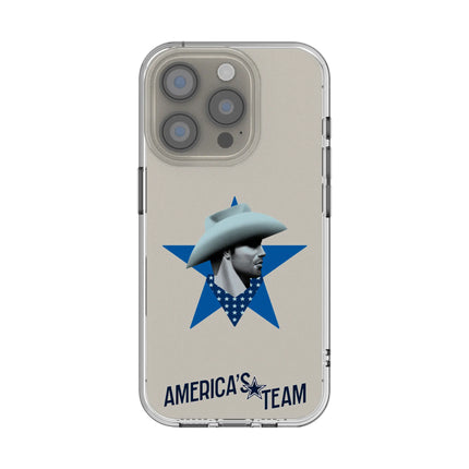 Dallas Cowboys Clear Phone Case Deco for iPhone