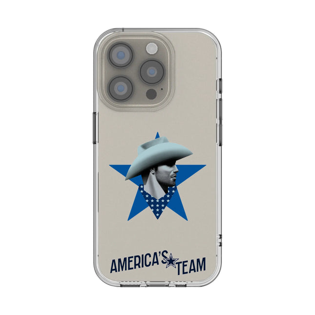 Dallas Cowboys Clear Phone Case Deco for iPhone