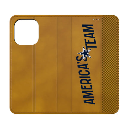 Dallas Cowboys Folio Phone Case Deco for iPhone
