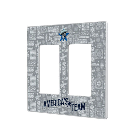 Dallas Cowboys Hidden-Screw Light Switch Plate Deco