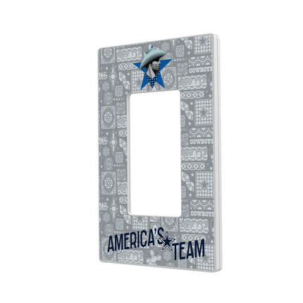 Dallas Cowboys Hidden-Screw Light Switch Plate Deco
