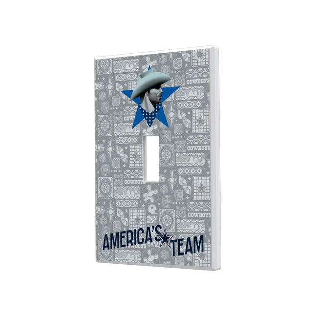 Dallas Cowboys Hidden-Screw Light Switch Plate Deco