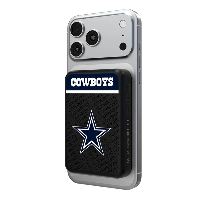 Dallas Cowboys Wireless Mag Power Bank Endzone Plus